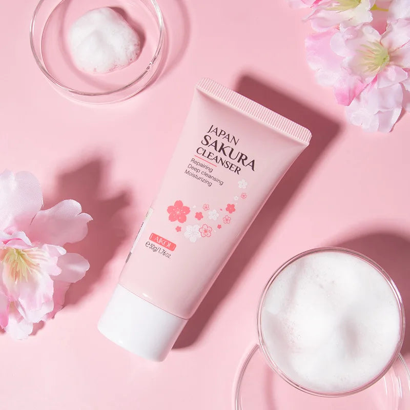 LAlKOU Japan Sakura Gentle Cleansing Facial Cleanser