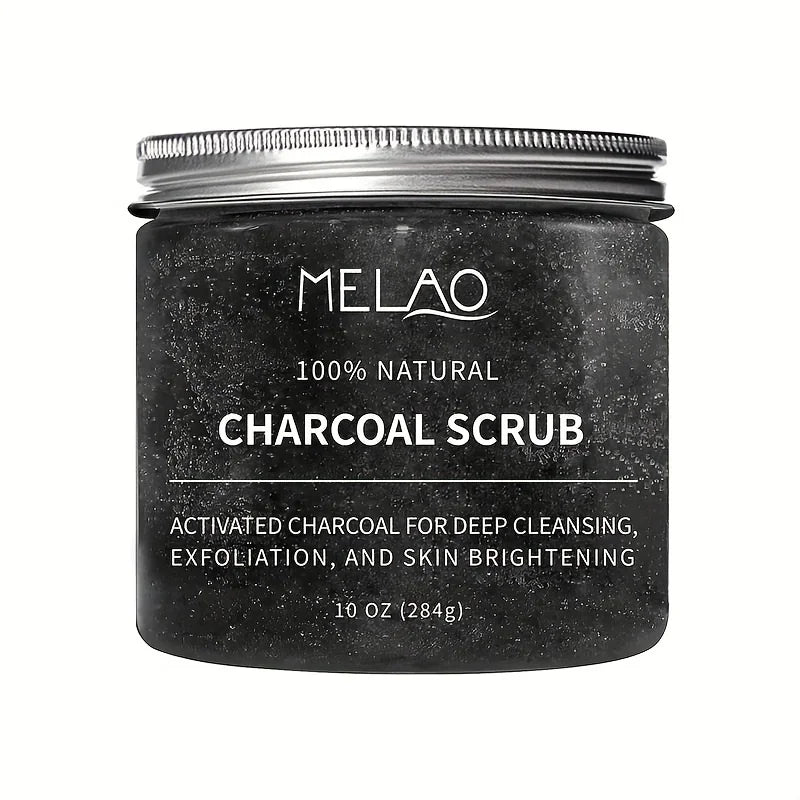 MELAO Charcoal Exfoliating Body & Foot Scrub